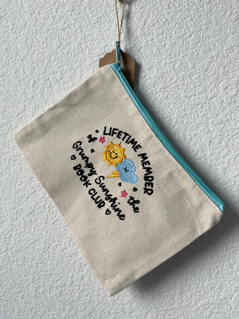 Grumpy Sunshine Zipper Pouch Small